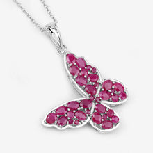 将图片加载到图库查看器，4.72 Carat Genuine Ruby .925 Sterling Silver Pendant
