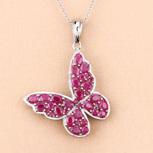 将图片加载到图库查看器，4.72 Carat Genuine Ruby .925 Sterling Silver Pendant
