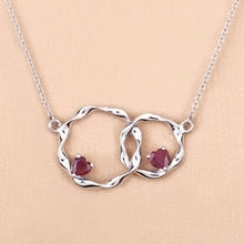 将图片加载到图库查看器，0.70 Carat Genuine Ruby .925 Sterling Silver Pendant
