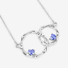 Load image into Gallery viewer, 0.38 Carat Genuine Tanzanite .925 Sterling Silver Pendant
