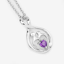 Load image into Gallery viewer, 0.15 Carat Genuine Amethyst .925 Sterling Silver Pendant

