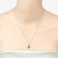 Load image into Gallery viewer, 0.15 Carat Genuine Amethyst .925 Sterling Silver Pendant
