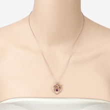 Load image into Gallery viewer, 0.25 Carat Genuine Amethyst .925 Sterling Silver Pendant
