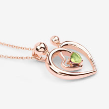 Load image into Gallery viewer, 0.25 Carat Genuine Peridot .925 Sterling Silver Pendant
