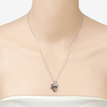 Load image into Gallery viewer, 0.28 Carat Genuine Blue Sapphire .925 Sterling Silver Pendant
