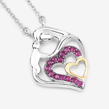 Load image into Gallery viewer, 0.28 Carat Genuine Ruby .925 Sterling Silver Pendant
