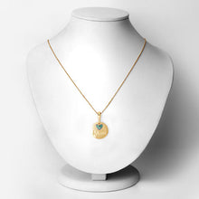 Load image into Gallery viewer, 0.17 Carat Genuine Emerald .925 Sterling Silver Pendant

