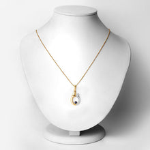 Load image into Gallery viewer, 0.19 Carat Genuine Blue Sapphire .925 Sterling Silver Pendant
