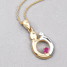 Load image into Gallery viewer, 0.20 Carat Genuine Ruby .925 Sterling Silver Pendant
