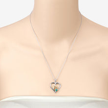 Load image into Gallery viewer, 0.45 Carat Genuine Emerald .925 Sterling Silver Pendant
