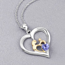 Load image into Gallery viewer, 0.45 Carat Genuine Tanzanite .925 Sterling Silver Pendant
