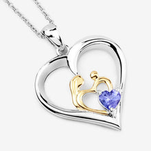 Load image into Gallery viewer, 0.45 Carat Genuine Tanzanite .925 Sterling Silver Pendant
