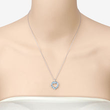 Load image into Gallery viewer, 1.90 Carat Genuine Swiss Blue Topaz .925 Sterling Silver Pendant
