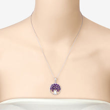 Load image into Gallery viewer, 2.94 Carat Genuine Amethyst .925 Sterling Silver Pendant
