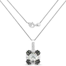 Load image into Gallery viewer, 2.72 Carat Genuine Multi Stones .925 Sterling Silver Pendant
