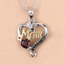 Load image into Gallery viewer, 0.55 Carat Genuine Garnet and Black Spinel .925 Sterling Silver Pendant
