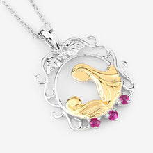 Load image into Gallery viewer, 0.14 Carat Genuine Ruby .925 Sterling Silver Pendant
