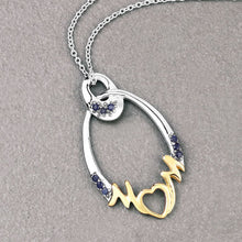 Load image into Gallery viewer, 0.18 Carat Genuine Blue Sapphire .925 Sterling Silver Pendant

