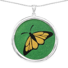 Load image into Gallery viewer, 29.50 Carat Genuine Emerald .925 Sterling Silver Pendant
