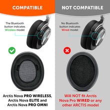 将图片加载到图库查看器，Arctis Nova Pro Wireless, Nova Elite &amp; Nova Pro Omni Earpads - WC PadZ Nova Pro Wireless
