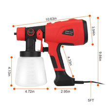 Load image into Gallery viewer, Paint Sprayer HVLP Handheld Painter with 3 Spray Patterns

