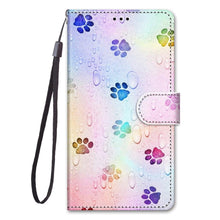 将图片加载到图库查看器，Painted Leather Flip Phone Case For Xiaomi Redmi 8 9 9A 9C 9T Redmi 10 Lion Cat Butterfly Wallet Card Holder Stand Book Cover Colorful PU Leather Wallet Flip Cover Shockproof Card Slots Holder Side Pocket Magnetic Closure Stylish Case
