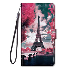 将图片加载到图库查看器，Painted Leather Flip Phone Case For Xiaomi Redmi 8 9 9A 9C 9T Redmi 10 Lion Cat Butterfly Wallet Card Holder Stand Book Cover Colorful PU Leather Wallet Flip Cover Shockproof Card Slots Holder Side Pocket Magnetic Closure Stylish Case
