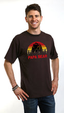Load image into Gallery viewer, Papa Bear Men's Bamboo Viscose/Organic Cotton Short Sleeve Graphic T-Shirt
