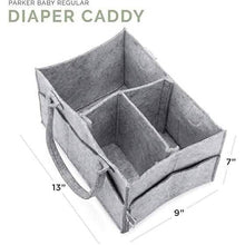 将图片加载到图库查看器，Parker Baby Diaper Caddy - Nursery Storage Bin and Car Organizer for Diapers and Baby Wipes
