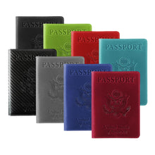 Load image into Gallery viewer, Passport Holder with Vaccination Card Protector
