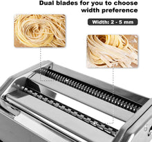 Load image into Gallery viewer, Pasta Maker Roller Machine Fettuccine
