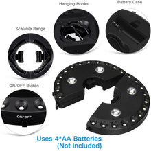 将图片加载到图库查看器，Patio Umbrella Light 3 Brightness Modes Cordless 28 LED Lights
