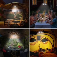 将图片加载到图库查看器，Patio Umbrella Light 3 Brightness Modes Cordless 28 LED Lights
