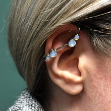 Load image into Gallery viewer, Aurora Gem Illusion Non Pierced Industrial Barbell
