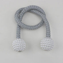 Load image into Gallery viewer, Pearl Magnetic Curtain Clip Curtain Holder Tieback Buckle Clips Hanging Ball Buckle Tie Back Curtain Accessories Home Decor  Decorative Curtain Holdbacks Crystal Tie Backs For Curtains Curtain Holders For Window Draperies
