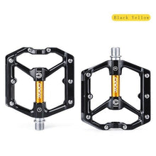 将图片加载到图库查看器，Pedals Bicycle Aluminum Pedal Mountain Urban Road Parts Sealed Bearing Flat Platform All-Round Pedals Bike Accessories Advanced 4 Bearings Mountain Bike Pedals Platform Bicycle Flat Alloy Pedals
