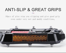 将图片加载到图库查看器，Pedals Bicycle Aluminum Pedal Mountain Urban Road Parts Sealed Bearing Flat Platform All-Round Pedals Bike Accessories Advanced 4 Bearings Mountain Bike Pedals Platform Bicycle Flat Alloy Pedals
