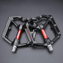 将图片加载到图库查看器，Pedals Flat Sealed Bearings Pedals For Bicycle Mountain Bike Pedals Platform Ultra Light Wide Aluminum Bicycle Pedal Mountain Bike Pedals Aluminum Bicycle Flat Platform Pedals Lightweight Non-Slip Sealed Bearing For Road Mountain
