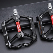 将图片加载到图库查看器，Pedals Flat Sealed Bearings Pedals For Bicycle Mountain Bike Pedals Platform Ultra Light Wide Aluminum Bicycle Pedal Mountain Bike Pedals Aluminum Bicycle Flat Platform Pedals Lightweight Non-Slip Sealed Bearing For Road Mountain
