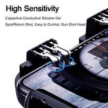 Load image into Gallery viewer, Perfect 6 Finger All-in-One Mobile Game Triggers Controller For Smartphones Mobile Along With Cooling Fan
