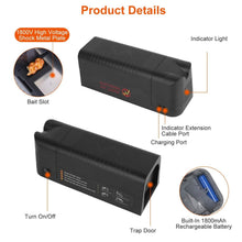 将图片加载到图库查看器，Pest Control Rechargeable Shock Mice Killer with 1800V High Voltage
