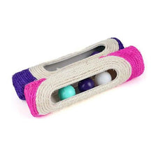 Load image into Gallery viewer, Pet Cat Rolling Sisal Scratching Post Trapped With 3 Ball Training Novely Toy

