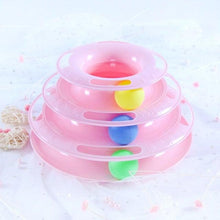 将图片加载到图库查看器，Pet Cat Toy Training Amusement Plate Kitten Tower Tracks Disc Cat Intelligence Amusement Triple Disc tumbler  Fish Animal Toy For Small Dogs Wiggle Fish Catnip Toys Motion Kitten Toy Plush Interactive Cat Toys for Cat Exercise

