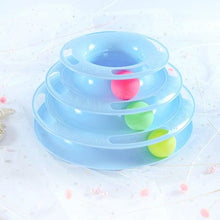 将图片加载到图库查看器，Pet Cat Toy Training Amusement Plate Kitten Tower Tracks Disc Cat Intelligence Amusement Triple Disc tumbler  Fish Animal Toy For Small Dogs Wiggle Fish Catnip Toys Motion Kitten Toy Plush Interactive Cat Toys for Cat Exercise
