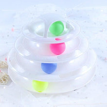 将图片加载到图库查看器，Pet Cat Toy Training Amusement Plate Kitten Tower Tracks Disc Cat Intelligence Amusement Triple Disc tumbler  Fish Animal Toy For Small Dogs Wiggle Fish Catnip Toys Motion Kitten Toy Plush Interactive Cat Toys for Cat Exercise

