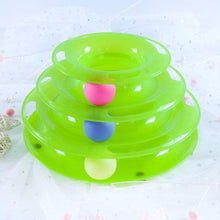 将图片加载到图库查看器，Pet Cat Toy Training Amusement Plate Kitten Tower Tracks Disc Cat Intelligence Amusement Triple Disc tumbler  Fish Animal Toy For Small Dogs Wiggle Fish Catnip Toys Motion Kitten Toy Plush Interactive Cat Toys for Cat Exercise
