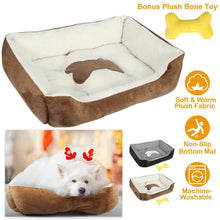 将图片加载到图库查看器，Pet Dog Bed Soft Warm Fleece
