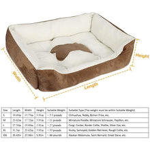 将图片加载到图库查看器，Pet Dog Bed Soft Warm Fleece
