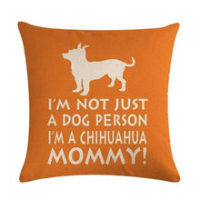 将图片加载到图库查看器，Pet Dog Elegant Design Linen Cotton Throw Pillow Covers Dog Pattern Cotton Throw Pillow Covers Car Sofa Cushion Cover Pillowcases Couch Cushion Cover Home Sofa Bed Decorative Pillows
