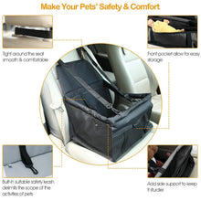 Load image into Gallery viewer, Pet Travel Carrier with Clip-On Safety Leash Zipper Storage Pocket for Pets up to 20lbs
